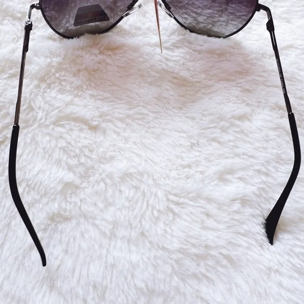 Felix Black W/Black Rim Polarized Aviator Sunglasses